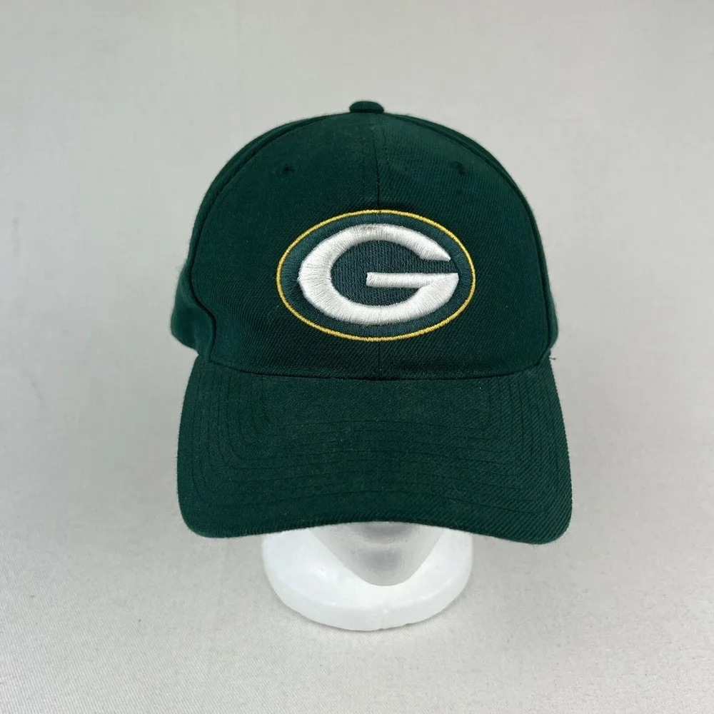Sports Specialties Green‎ Bay Packers Snapback Hat Front Logo NFL Wool Blend